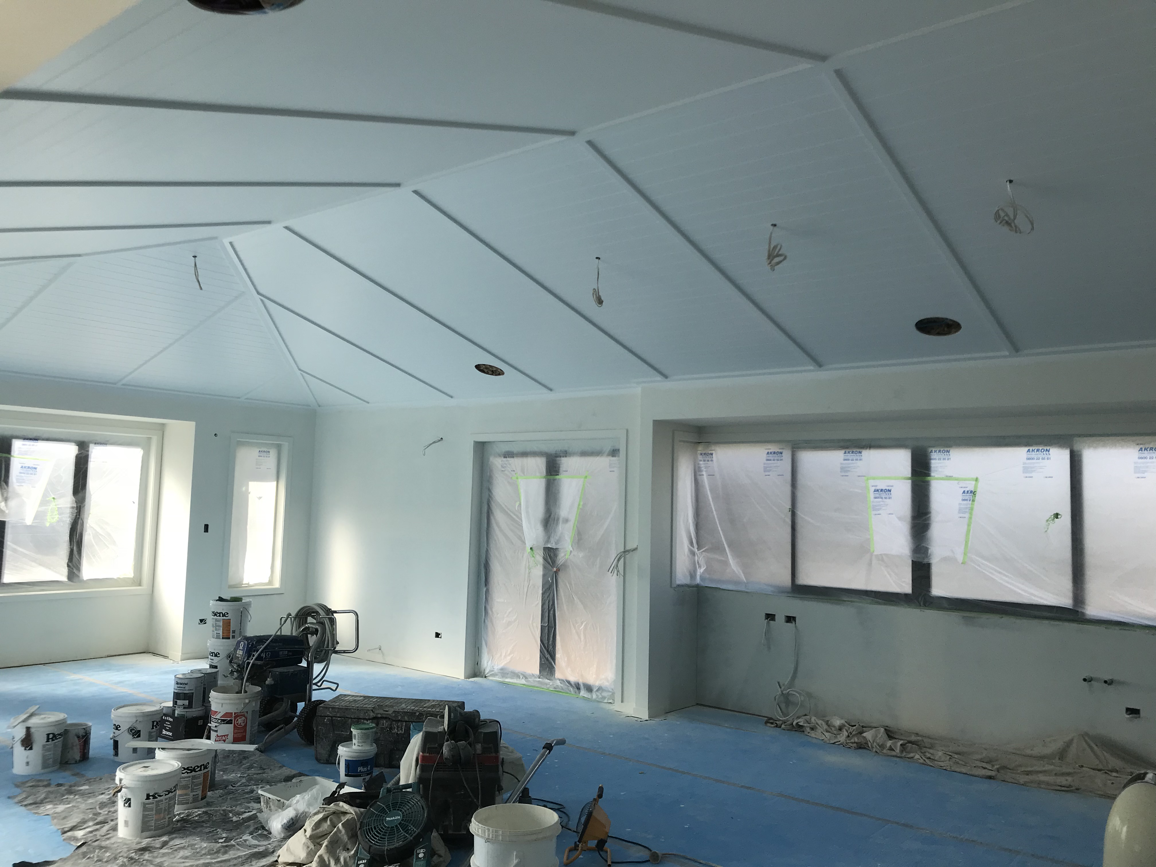 new home Interior painting and preparation by Fletcher Painting Ltd