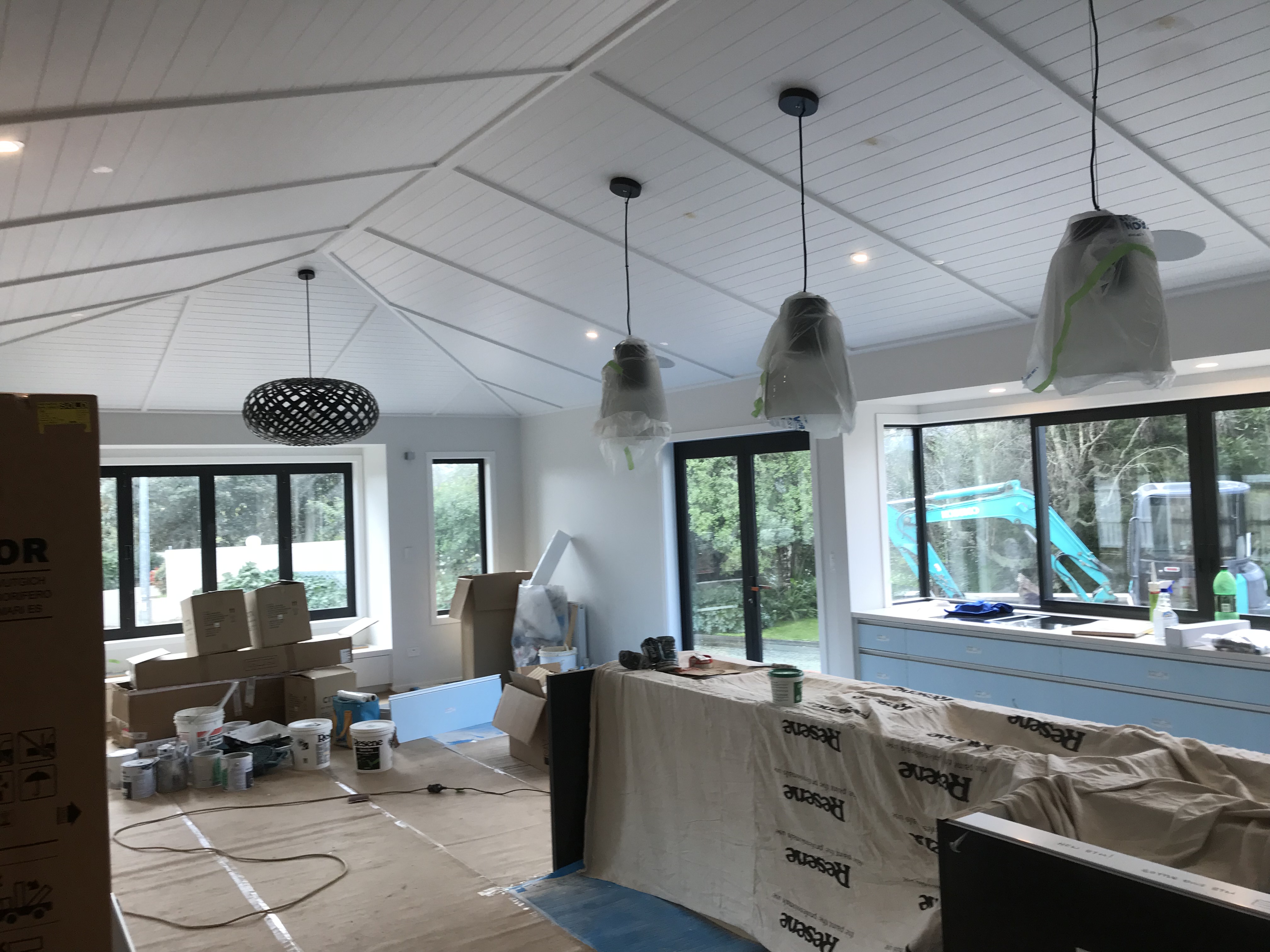 new home Interior painting and preparation by Fletcher Painting Ltd